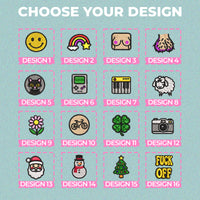 Ohrringe mit Wunschmotiv